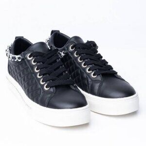 AZALEA WANG THEY CALL ME A FREAK FLAT SNEAKER IN BLACK ( BRAND NEW !!!!!!!!!!!)